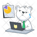 پیش‌نمایش فایل busy-bear-10053447 از پک استیکرهای کسب‌وکار