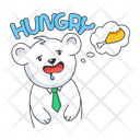 پیش‌نمایش فایل hungry-bear-10053357 از پک استیکرهای کسب‌وکار