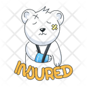 پیش‌نمایش فایل injured-bear-10053363 از پک استیکرهای کسب‌وکار