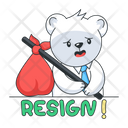 پیش‌نمایش فایل job-resign-10053420 از پک استیکرهای کسب‌وکار