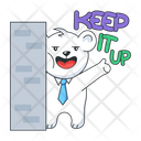 پیش‌نمایش فایل keep-it-up-10053377 از پک استیکرهای کسب‌وکار