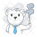 پیش‌نمایش فایل smoking-bear-10053360 از پک استیکرهای کسب‌وکار