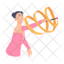 پیش‌نمایش فایل ballerina-ribbon-10100609 از پک شخصیت‌های ژیمناست