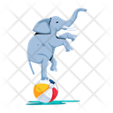 پیش‌نمایش فایل circus-elephant-10178684 از پک سرگرمی