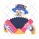 پیش‌نمایش فایل skull-accordion-10206467 از پک مکزیکی