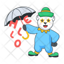 پیش‌نمایش فایل clown-umbrella-10260661 از پک سیرک