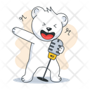 پیش‌نمایش فایل singing-bear-10278831 از پک موسیقی