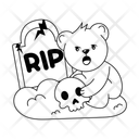 پیش‌نمایش فایل graveyard-10271743 از پک هالووین