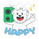 پیش‌نمایش فایل bear-speaker-10271424 از پک سال نو