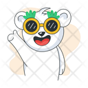 پیش‌نمایش فایل bear-glasses-10236154 از پک ساحل