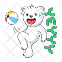 پیش‌نمایش فایل bear-playing-10236171 از پک ساحل