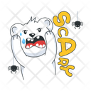پیش‌نمایش فایل bear-screaming-10271663 از پک هالووین