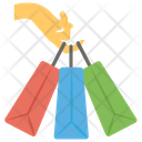 پیش‌نمایش فایل holding-bags از پک خرید و پرداخت‌ها