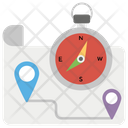 پیش‌نمایش فایل map-with-compass-1 از پک نقشه و مسیریابی
