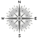 پیش‌نمایش فایل rose-compass از پک نقشه و مسیریابی