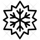 پیش‌نمایش فایل geometrical-snowflake-13 از پک آیکون‌های خطی دانه‌های برف هندسی ۳