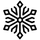 پیش‌نمایش فایل geometrical-snowflake-3 از پک آیکون‌های خطی دانه‌های برف هندسی ۳