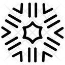 پیش‌نمایش فایل geometrical-snowflake از پک آیکون‌های خطی دانه‌های برف هندسی ۳
