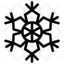 پیش‌نمایش فایل snowflake-design-11 از پک آیکون‌های خطی دانه‌های برف هندسی ۳