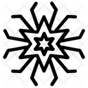 پیش‌نمایش فایل snowflake-design-1 از پک آیکون‌های خطی دانه‌های برف هندسی ۳