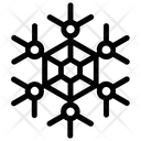 پیش‌نمایش فایل snowflake-design-28 از پک آیکون‌های خطی دانه‌های برف هندسی ۳