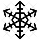 پیش‌نمایش فایل snowflake-design-29 از پک آیکون‌های خطی دانه‌های برف هندسی ۳