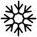 پیش‌نمایش فایل snowflake-design-38 از پک آیکون‌های خطی دانه‌های برف هندسی ۳