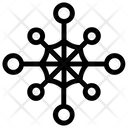 پیش‌نمایش فایل abstract-geometric-snowflake از پک آیکون‌های خطی دانه‌های برف هندسی ۲