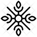 پیش‌نمایش فایل geometrical-snowflake-18 از پک آیکون‌های خطی دانه‌های برف هندسی ۲