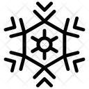 پیش‌نمایش فایل geometrical-snowflake-21 از پک آیکون‌های خطی دانه‌های برف هندسی ۲
