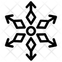 پیش‌نمایش فایل hexagon-snowflake-14 از پک آیکون‌های خطی دانه‌های برف هندسی ۲