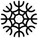 پیش‌نمایش فایل snowflake-design-12 از پک آیکون‌های خطی دانه‌های برف هندسی ۲
