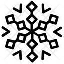 پیش‌نمایش فایل snowflake-design-14 از پک آیکون‌های خطی دانه‌های برف هندسی ۲