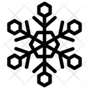 پیش‌نمایش فایل snowflake-design-30 از پک آیکون‌های خطی دانه‌های برف هندسی ۲