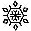 پیش‌نمایش فایل snowflake-design-33 از پک آیکون‌های خطی دانه‌های برف هندسی ۲