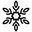 پیش‌نمایش فایل snowflake-design-4 از پک آیکون‌های خطی دانه‌های برف هندسی ۲