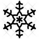 پیش‌نمایش فایل geometrical-snowflake-19 از پک آیکون‌های خطی دانه‌های برف هندسی ۱