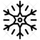 پیش‌نمایش فایل geometrical-snowflake-30 از پک آیکون‌های خطی دانه‌های برف هندسی ۱
