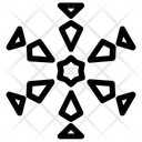 پیش‌نمایش فایل geometrical-snowflake-34 از پک آیکون‌های خطی دانه‌های برف هندسی ۱