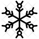 پیش‌نمایش فایل geometrical-snowflake-7 از پک آیکون‌های خطی دانه‌های برف هندسی ۱