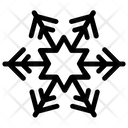 پیش‌نمایش فایل hexagon-snowflake-5 از پک آیکون‌های خطی دانه‌های برف هندسی ۱