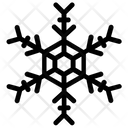 پیش‌نمایش فایل snowflake-design-16 از پک آیکون‌های خطی دانه‌های برف هندسی ۱