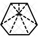 پیش‌نمایش فایل geometrical-shape-2 از پک آیکون‌های خطی اشکال پنج‌ضلعی