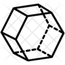 پیش‌نمایش فایل hexagonal-prism-7 از پک آیکون‌های خطی اشکال پنج‌ضلعی