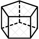 پیش‌نمایش فایل pentagonal-prism-1 از پک آیکون‌های خطی اشکال پنج‌ضلعی