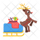 پیش‌نمایش فایل reindeer-sleigh-10498324 از پک کریسمس