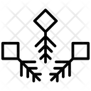 پیش‌نمایش فایل adinkra-symbol-14 از پک آیکون‌های برداری قبیله‌ای ۱