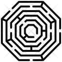 پیش‌نمایش فایل hexagon-maze-1 از پک پیچ‌وخم / هزارتو