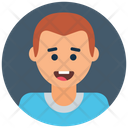 پیش‌نمایش فایل happy-boy-7 از پک آواتارهای دایره‌ای تخت