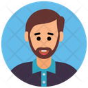 پیش‌نمایش فایل hipster-145 از پک آواتارهای دایره‌ای تخت